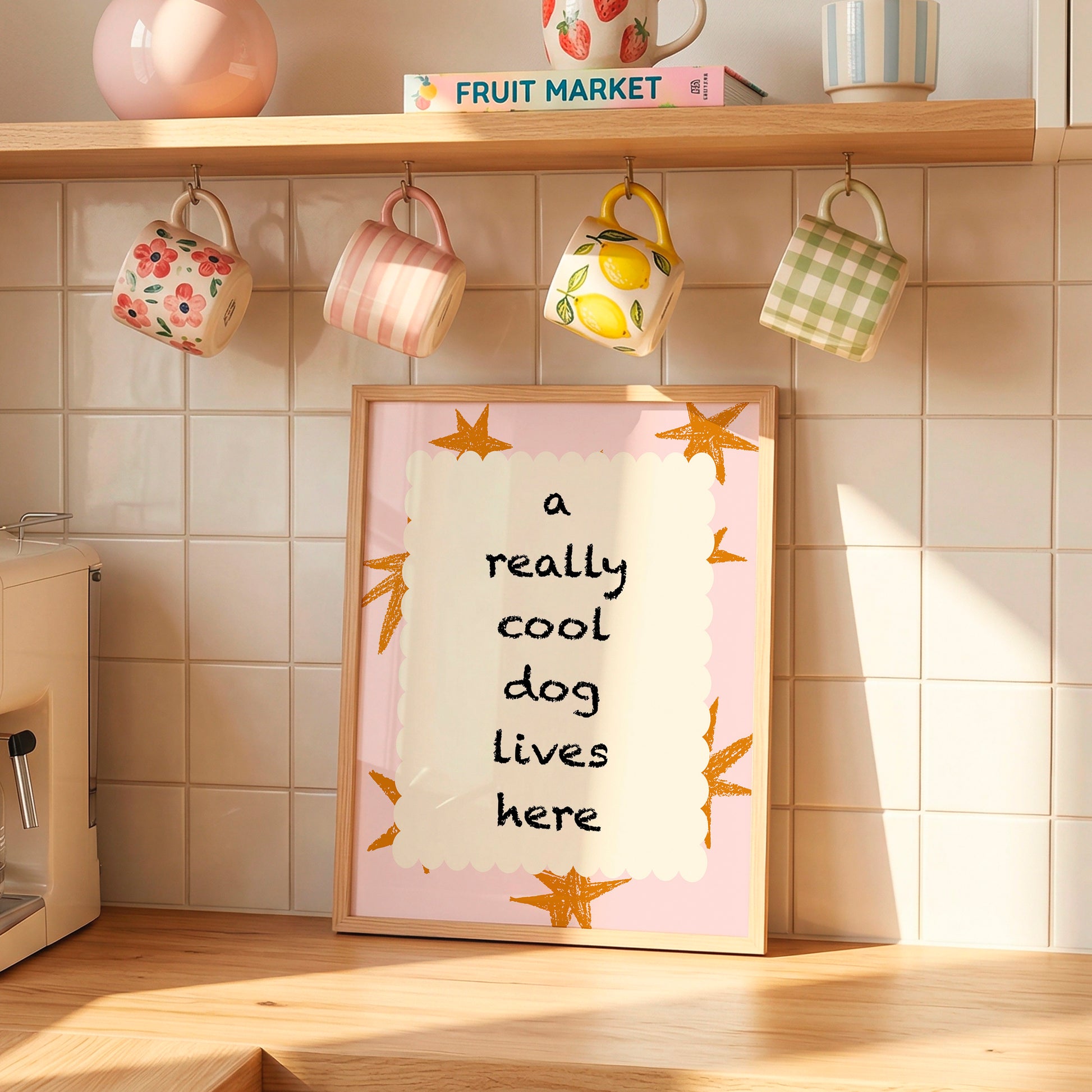A Really Cool Dog Lives Here Poster