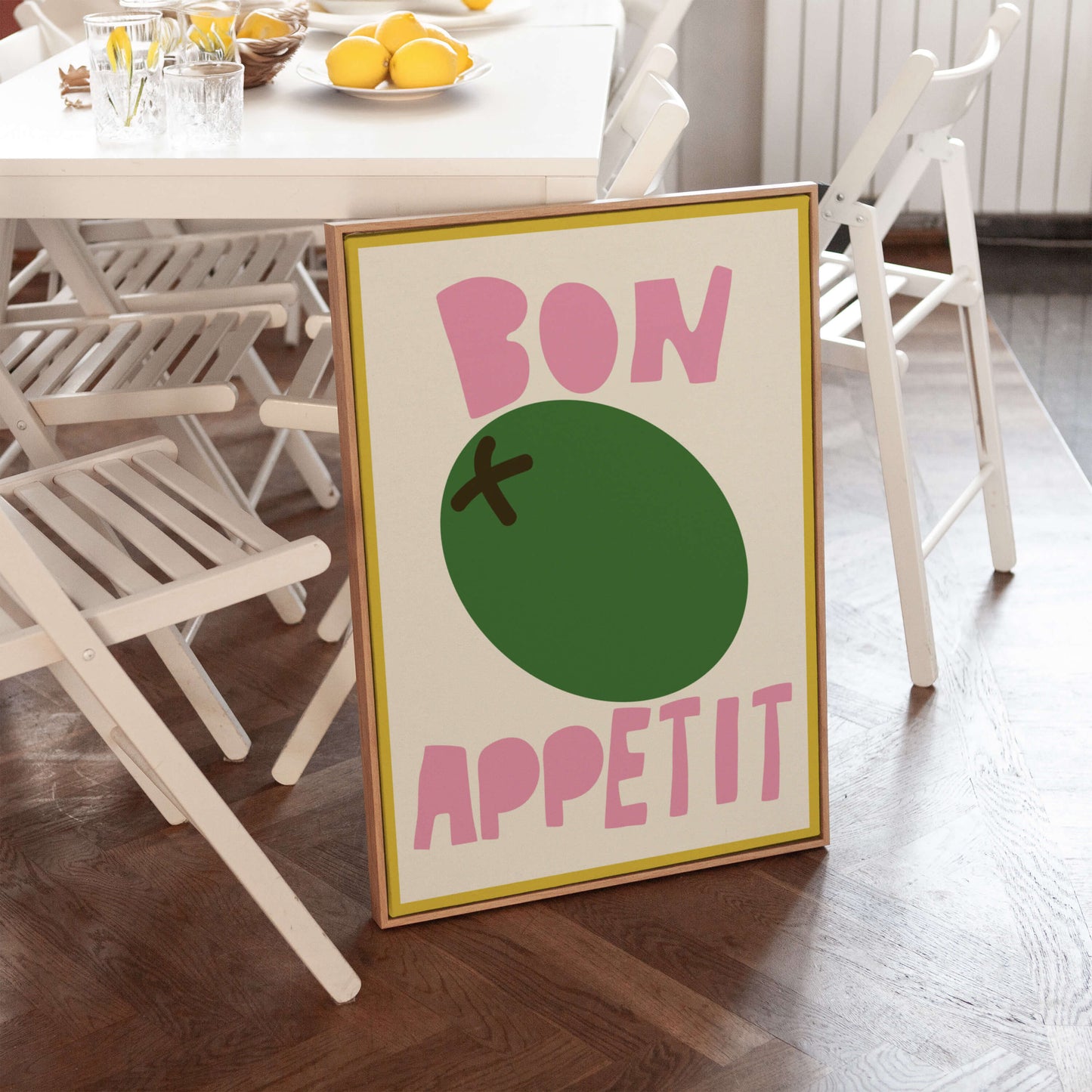 Bon Appetit Olive Poster