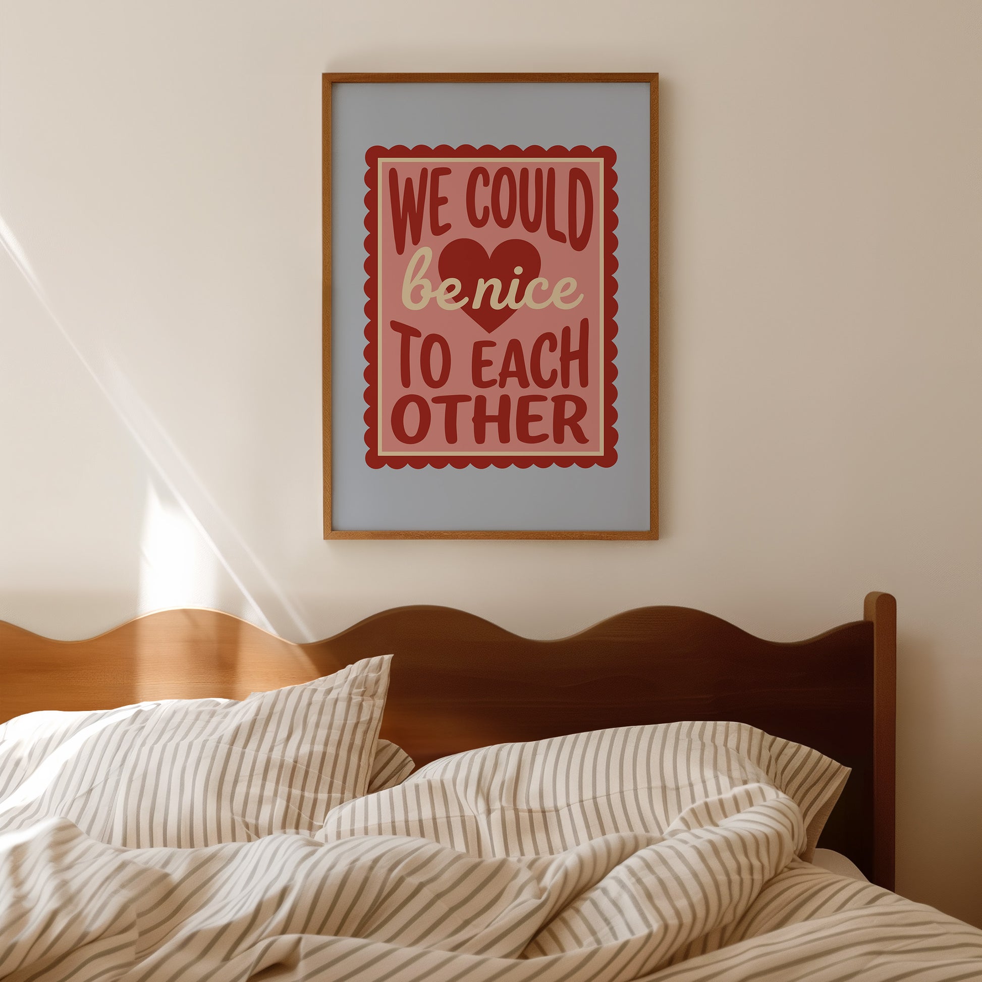 We Could Be Nice to Each Other Poster