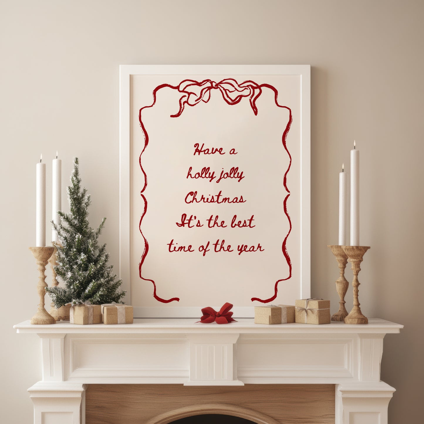 Holly Jolly Christmas Poster