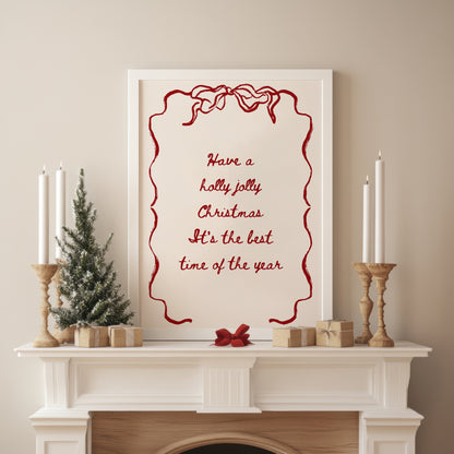 Holly Jolly Christmas Poster