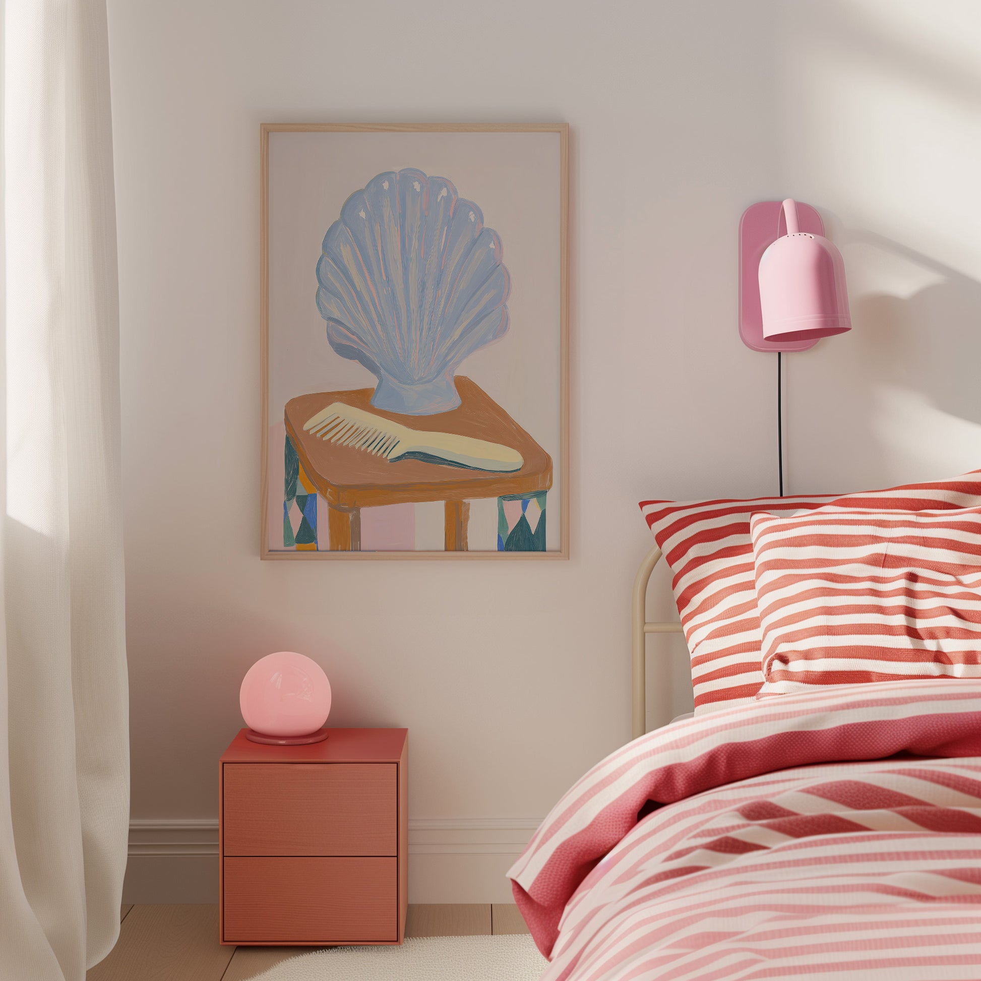 Seashell Still Life Poster