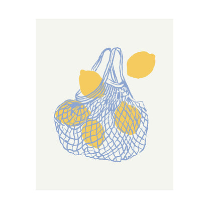 Bag of Lemon Poster