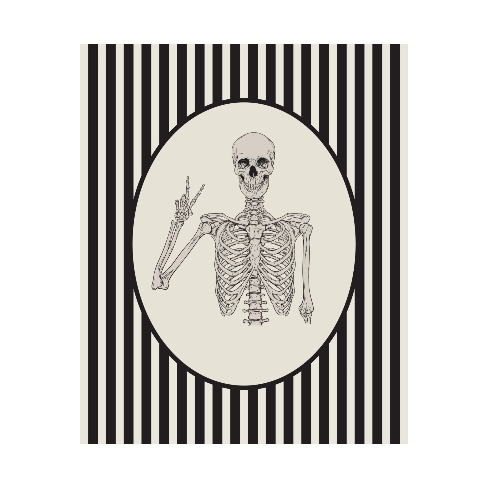 Vintage Skeleton Poster