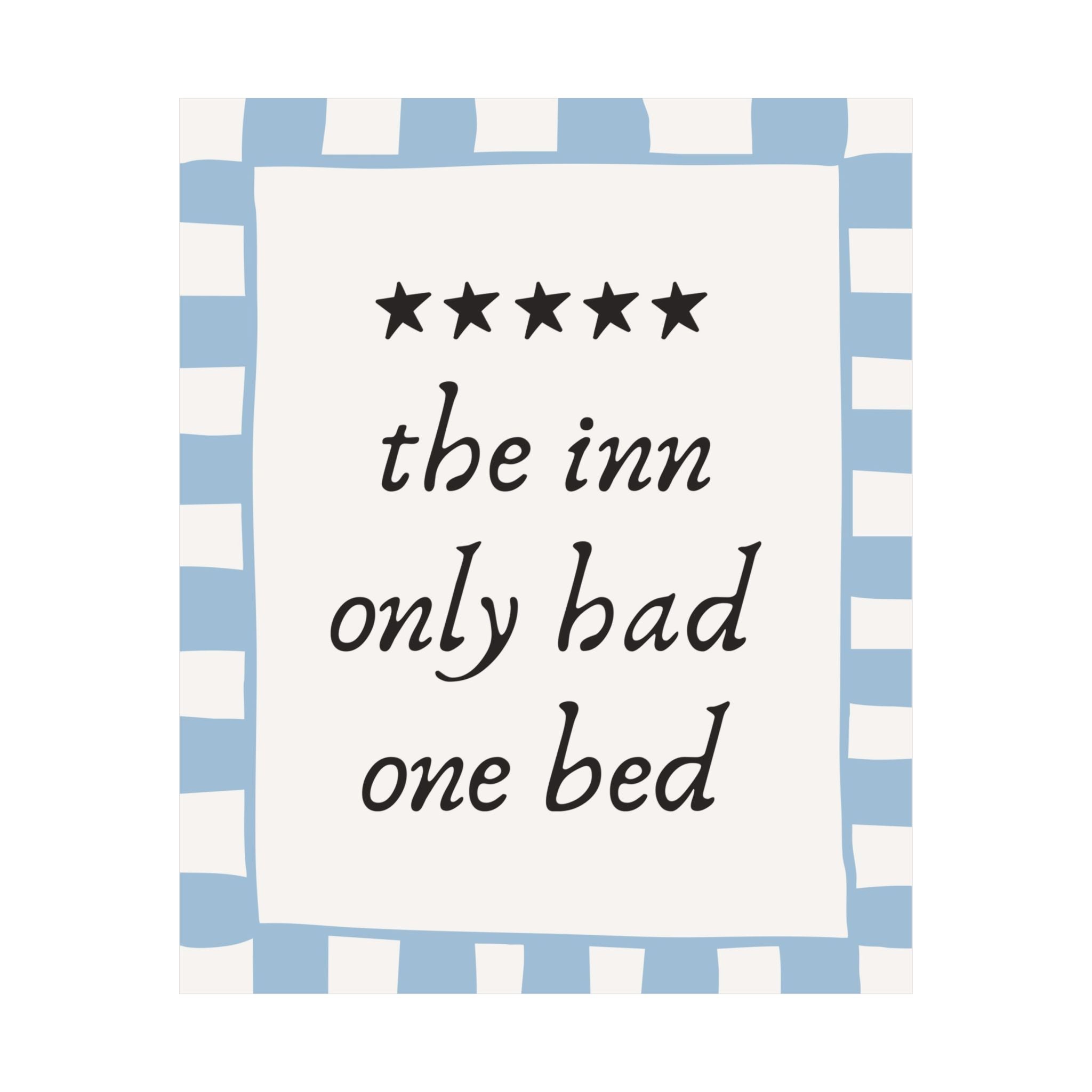 The Inn Only Had One Bed Poster