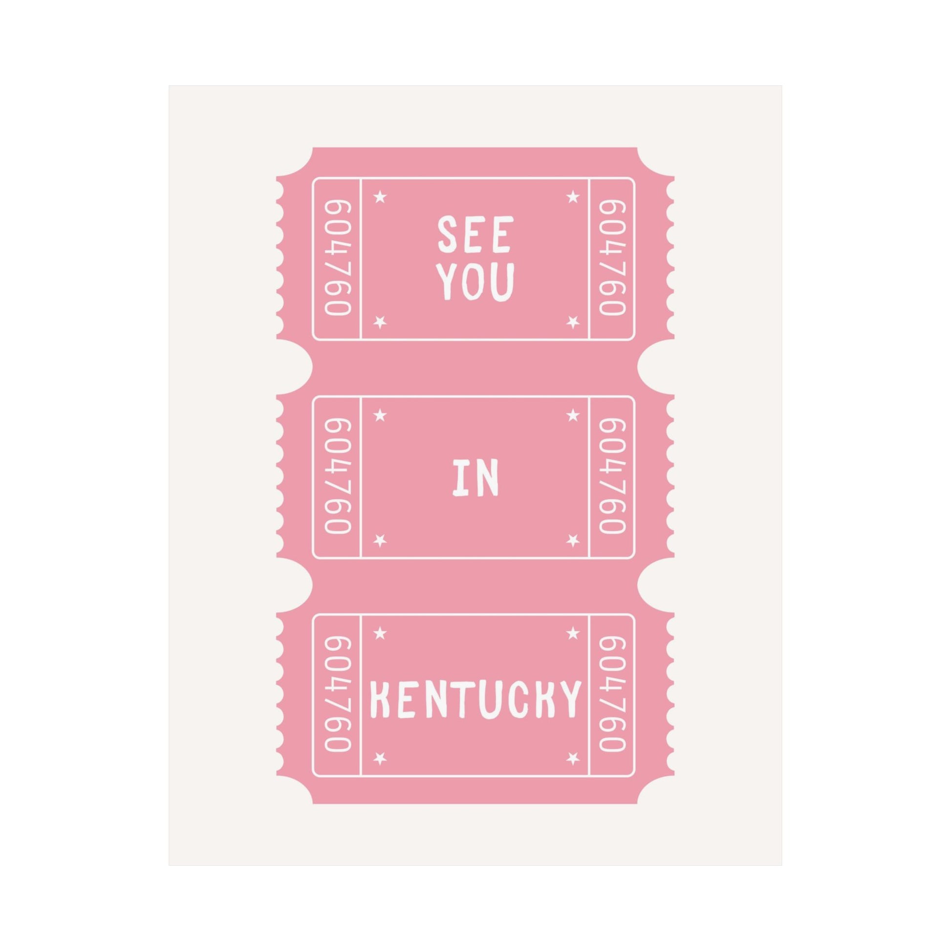 See You In Kentucky Poster