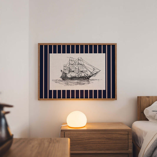 Vintage Ship Poster
