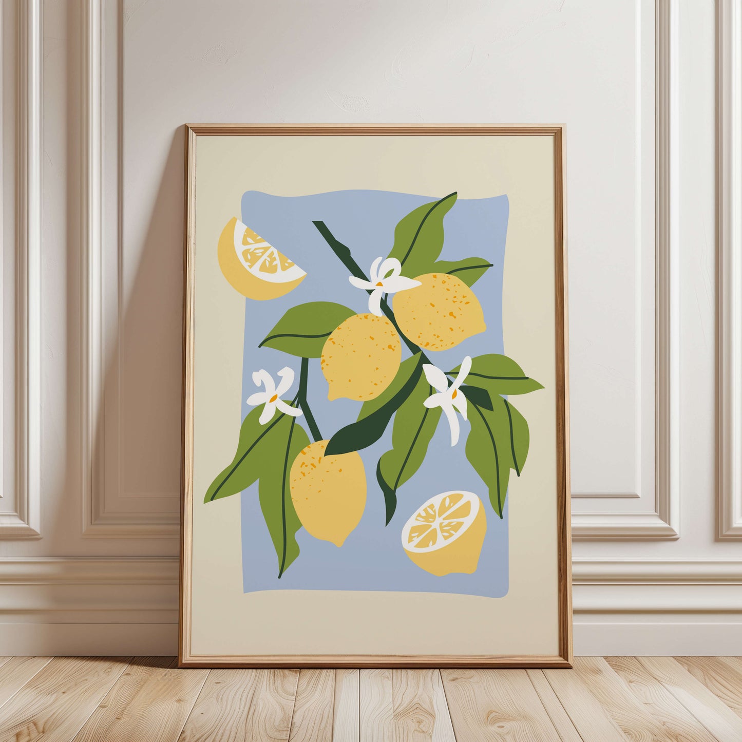 Lemons Fruit Market Poster