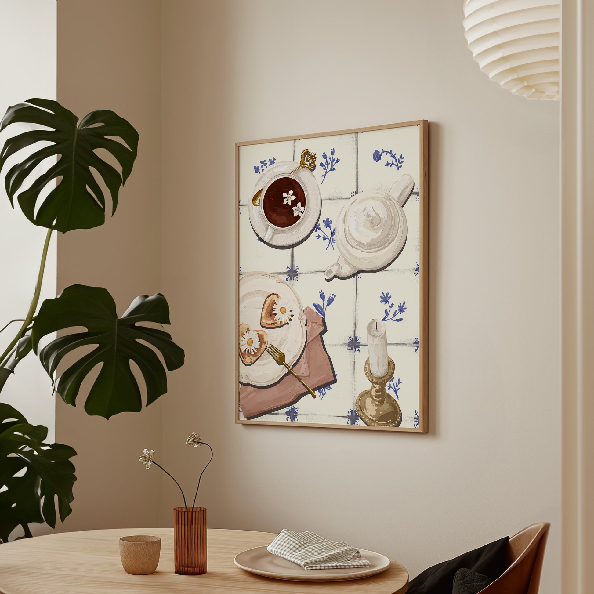 French Tea Time Poster