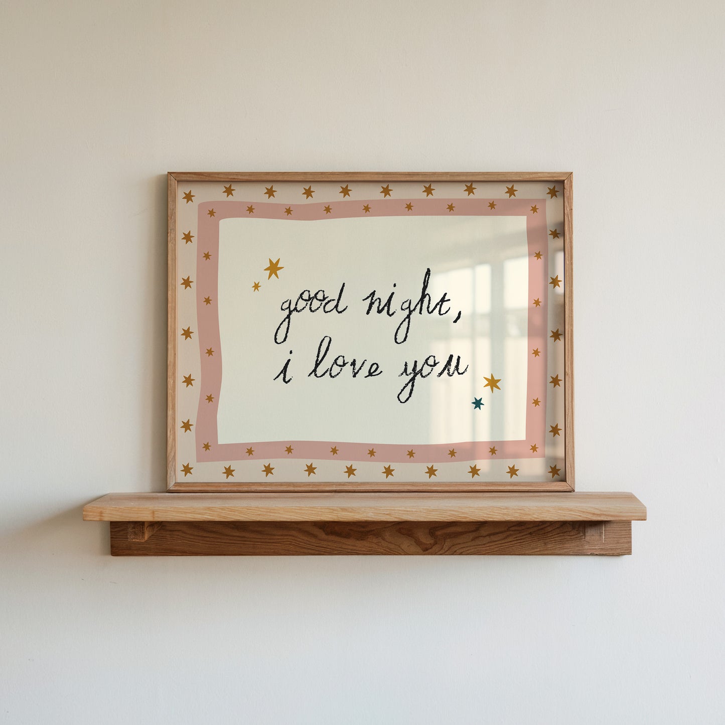 Good Night, I Love You Horizontal Poster