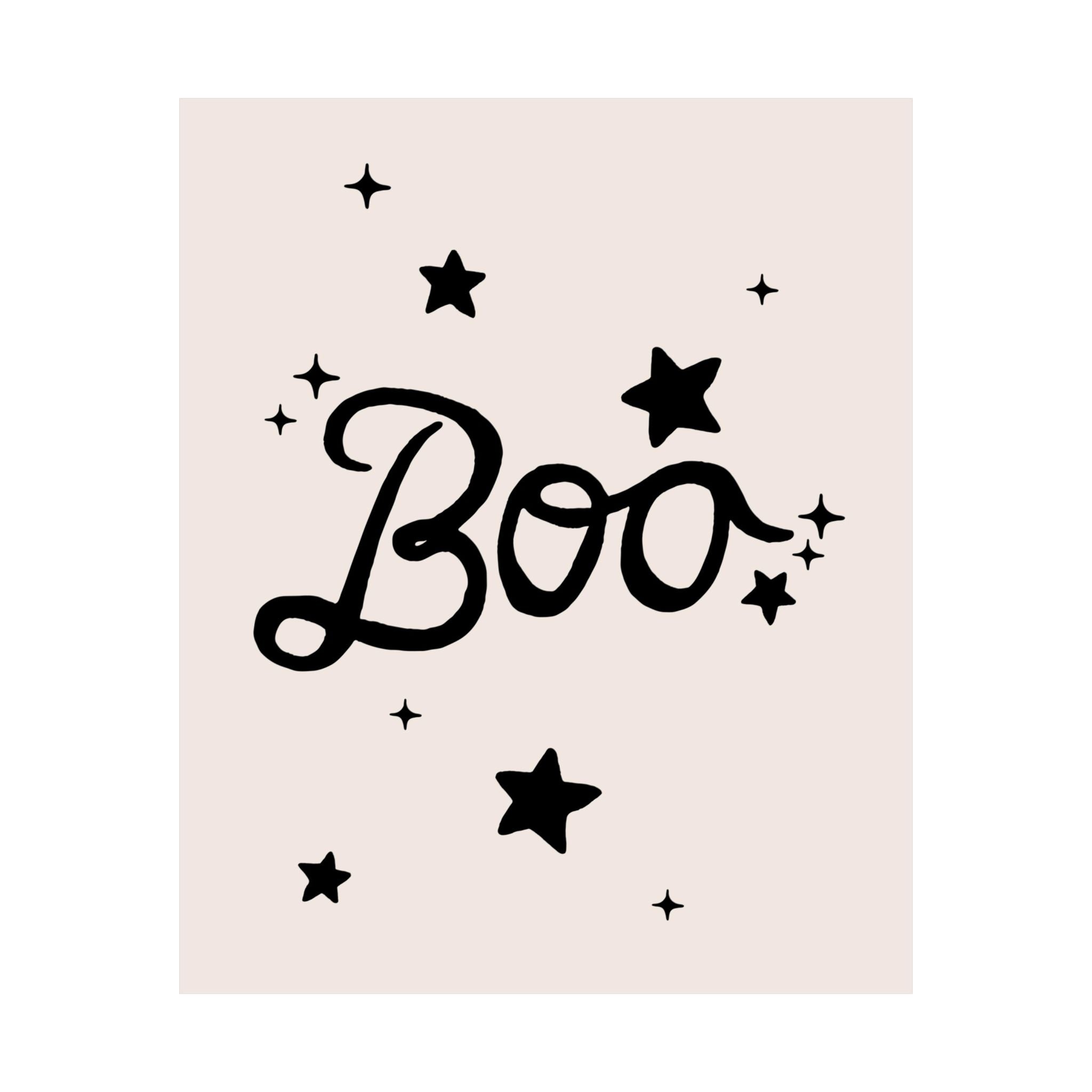 Boo Halloween Poster