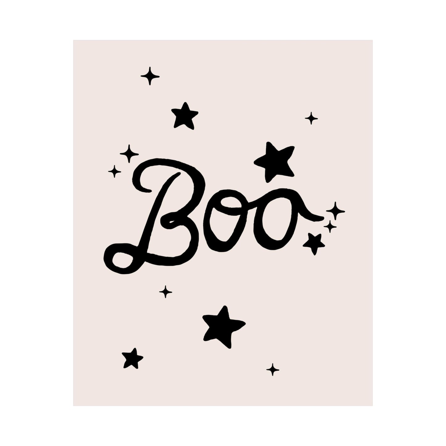 Boo Halloween Poster