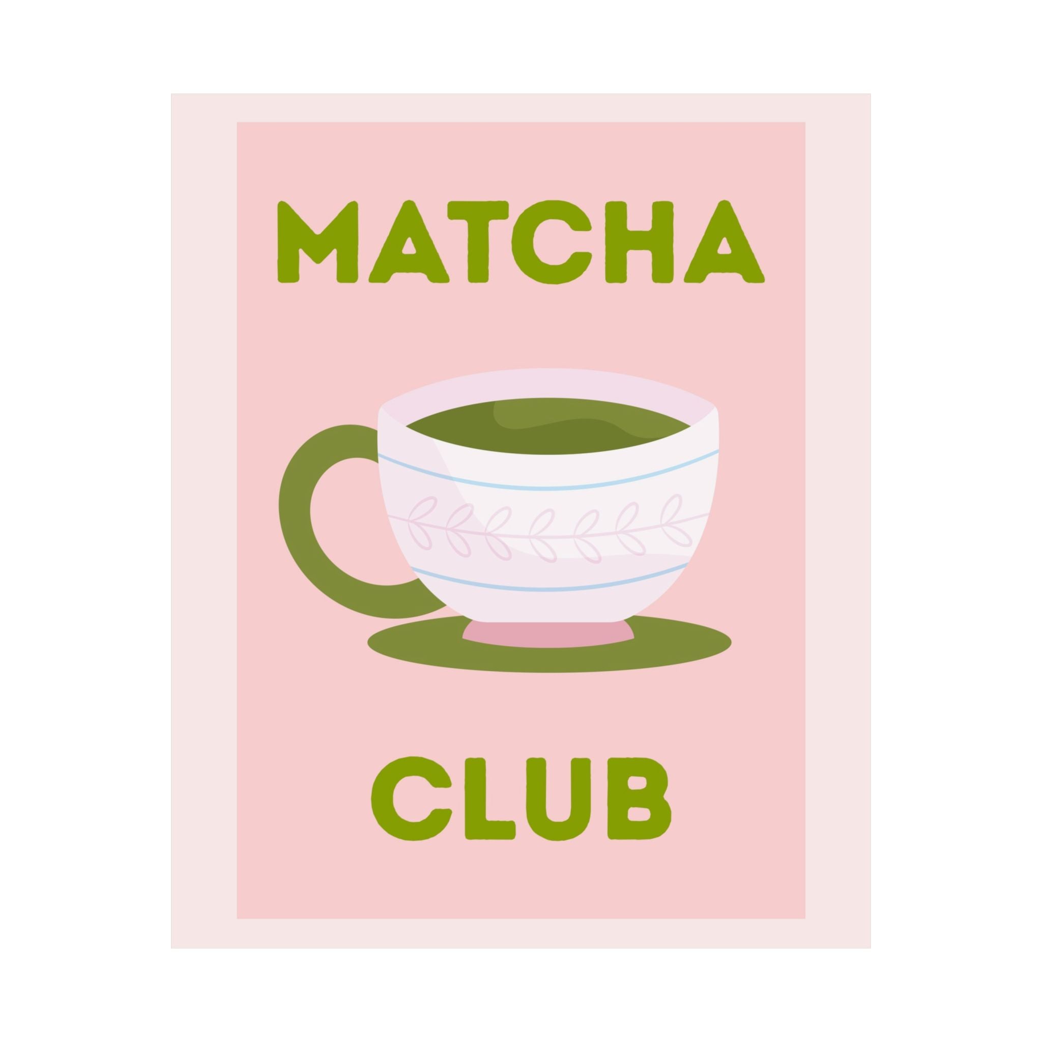 Matcha Club Poster