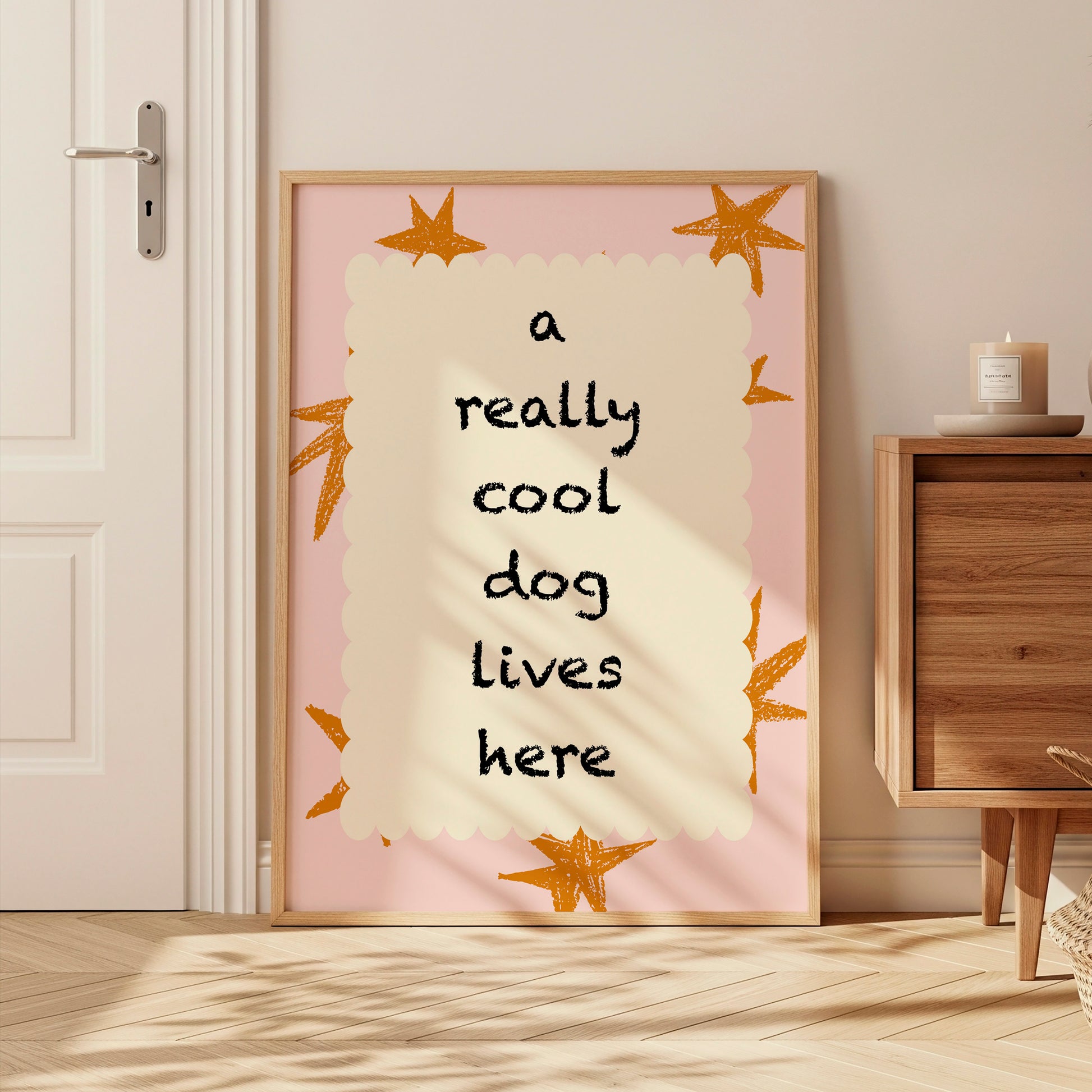 A Really Cool Dog Lives Here Poster