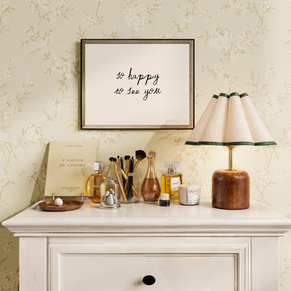 So Happy To See You Minimalist Quote Poster