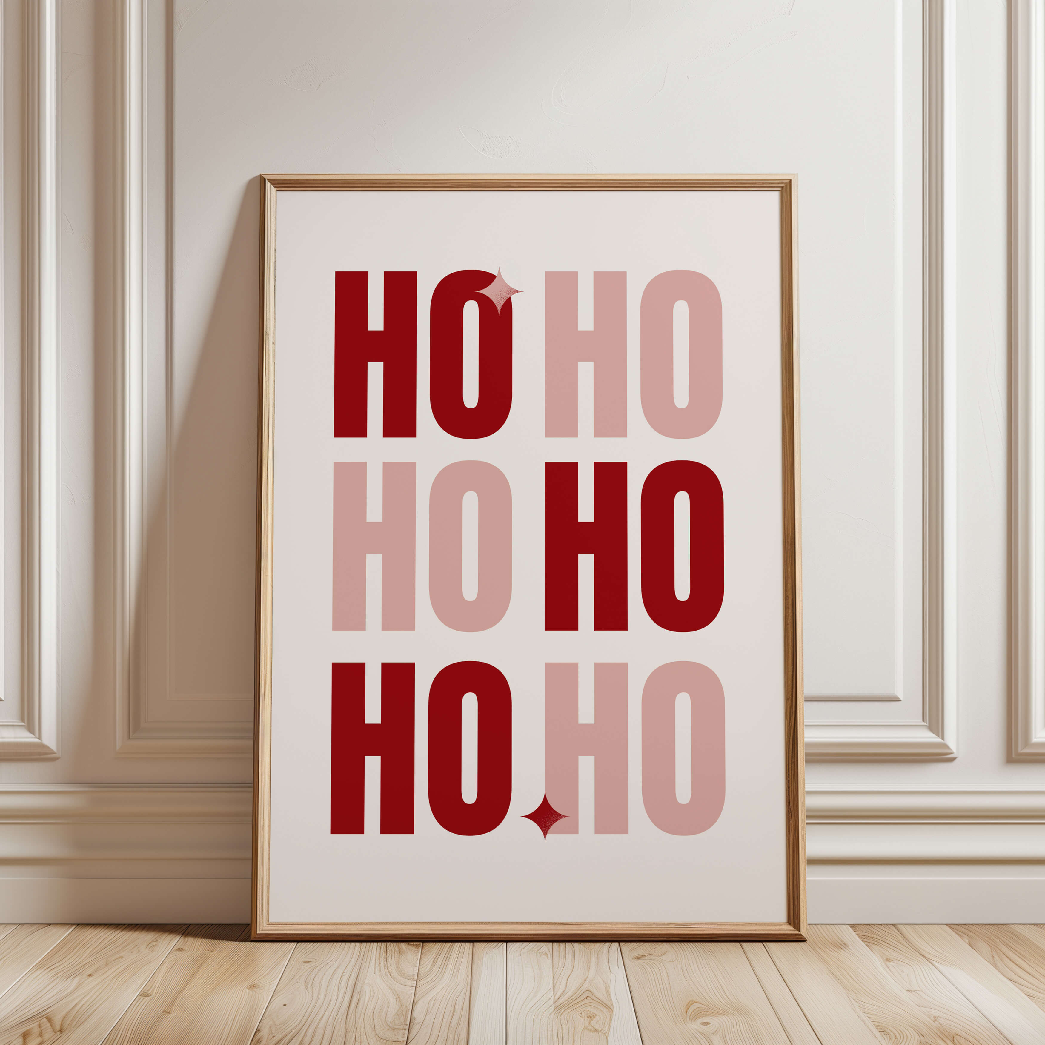 Ho Ho Ho Christmas Poster