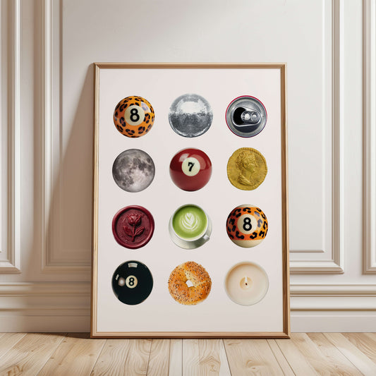 Circles Collage Poster