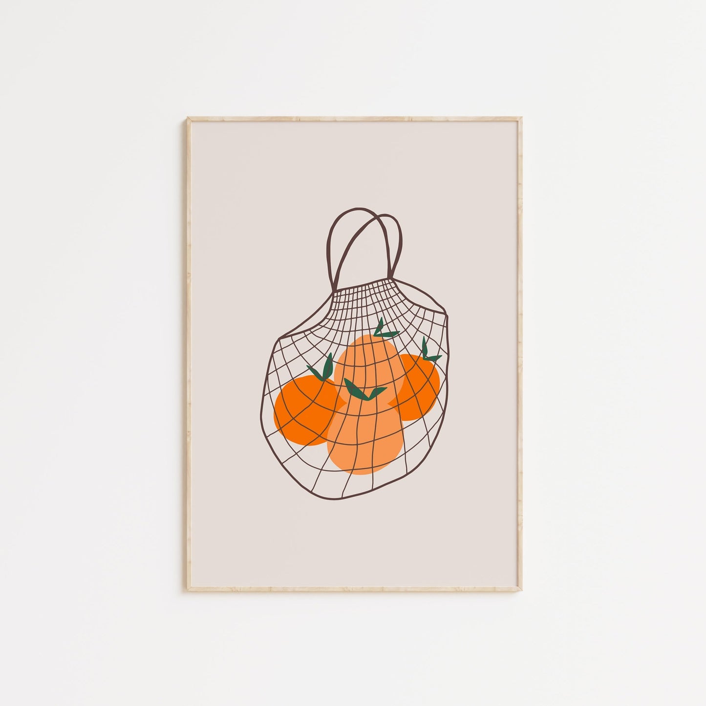 Bag of Oranges Poster