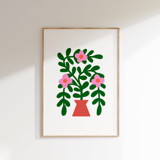 Colorful Flower Poster