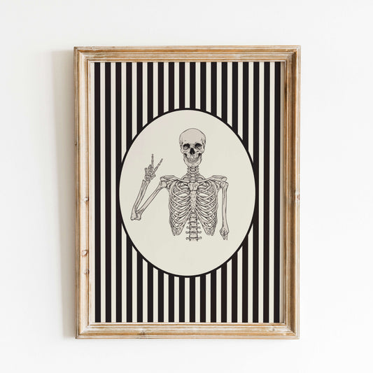 Vintage Skeleton Poster
