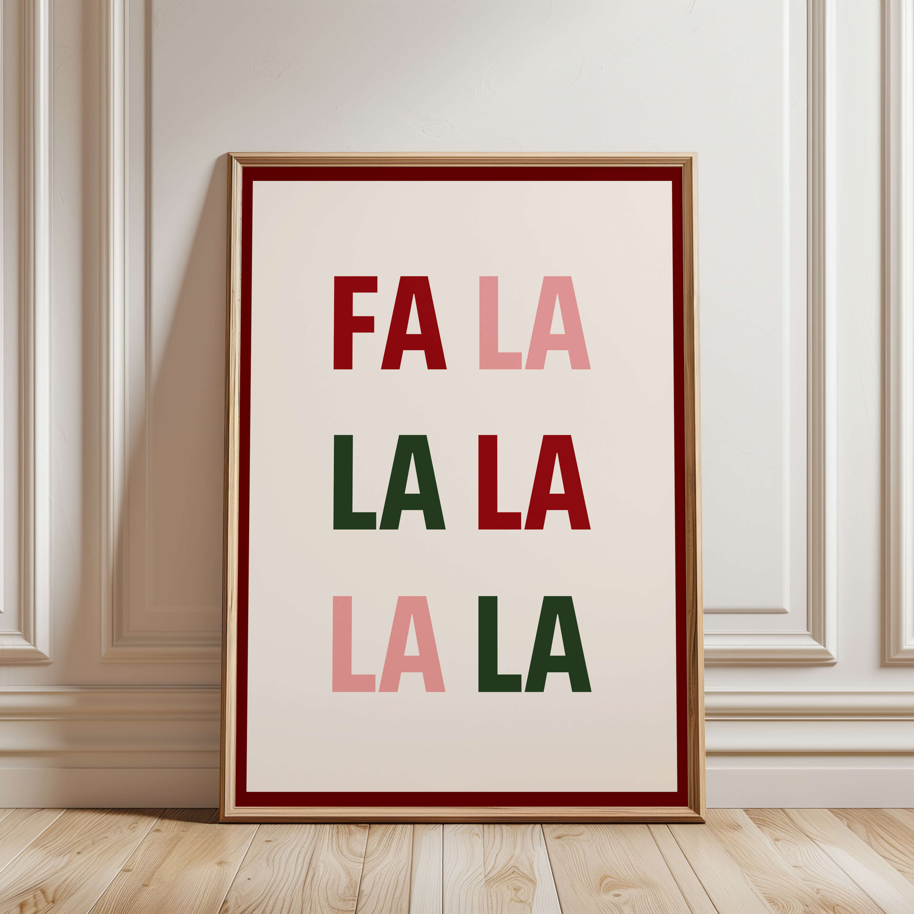 Falala Christmas Poster