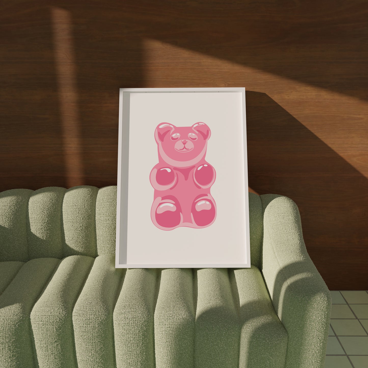 Pink Gummy Bear Poster