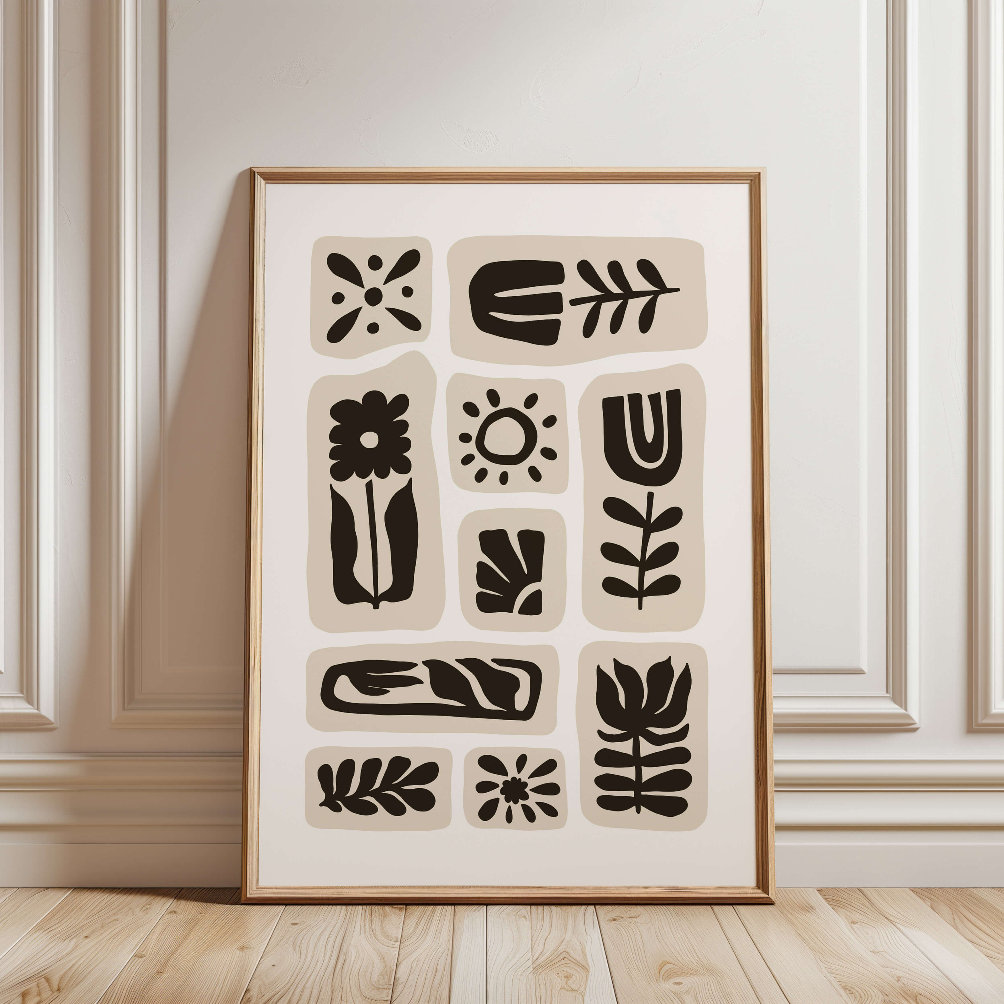 Neutral Botanical Poster