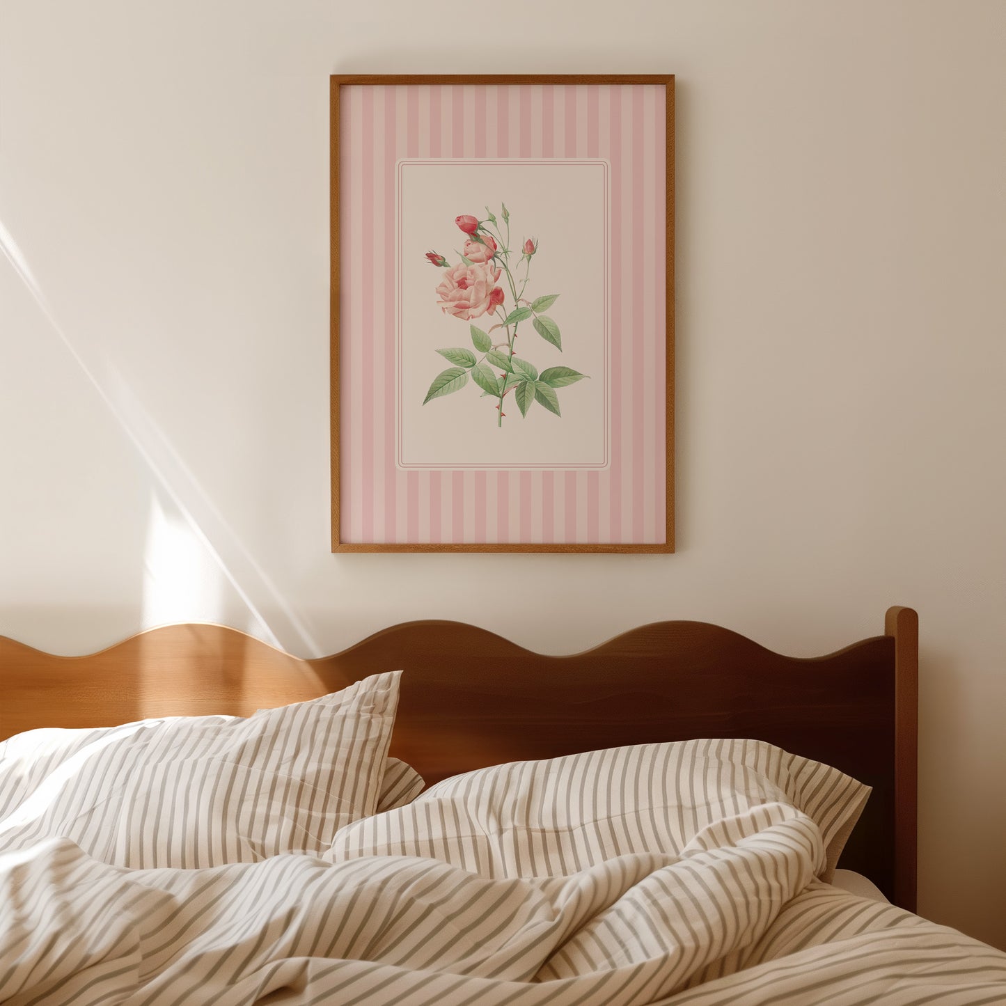 Blush Rose Vintage Poster