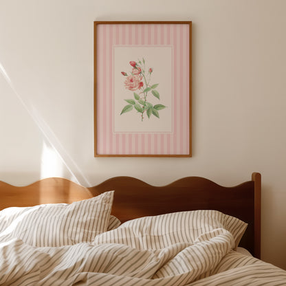 Blush Rose Vintage Poster