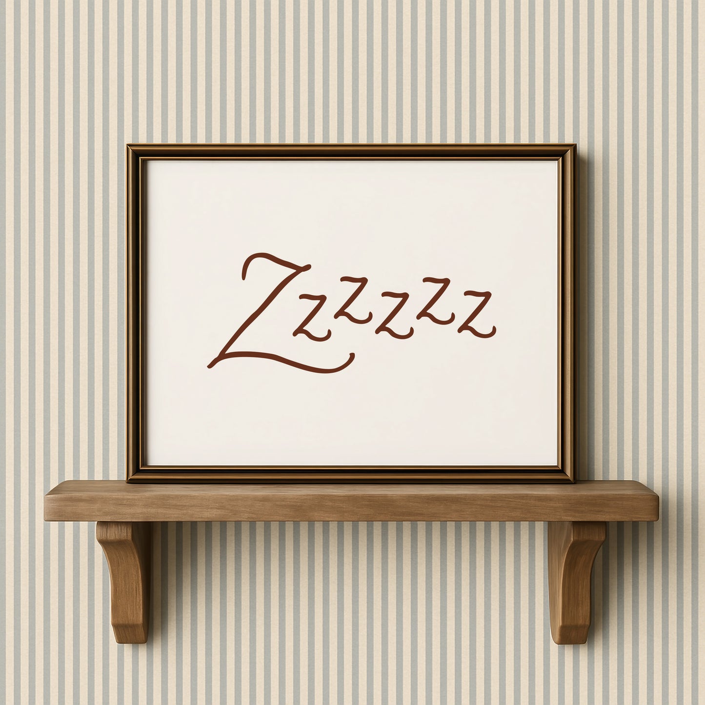Zzzz Goodnight Horizontal Poster