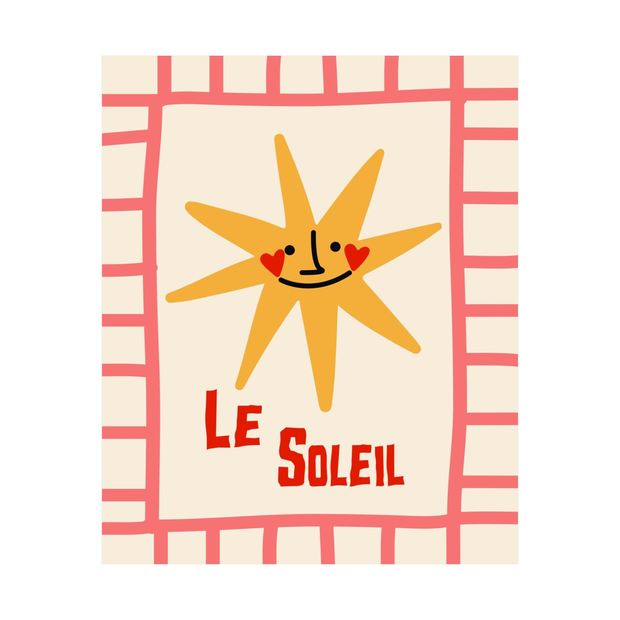 Le Soleil Poster