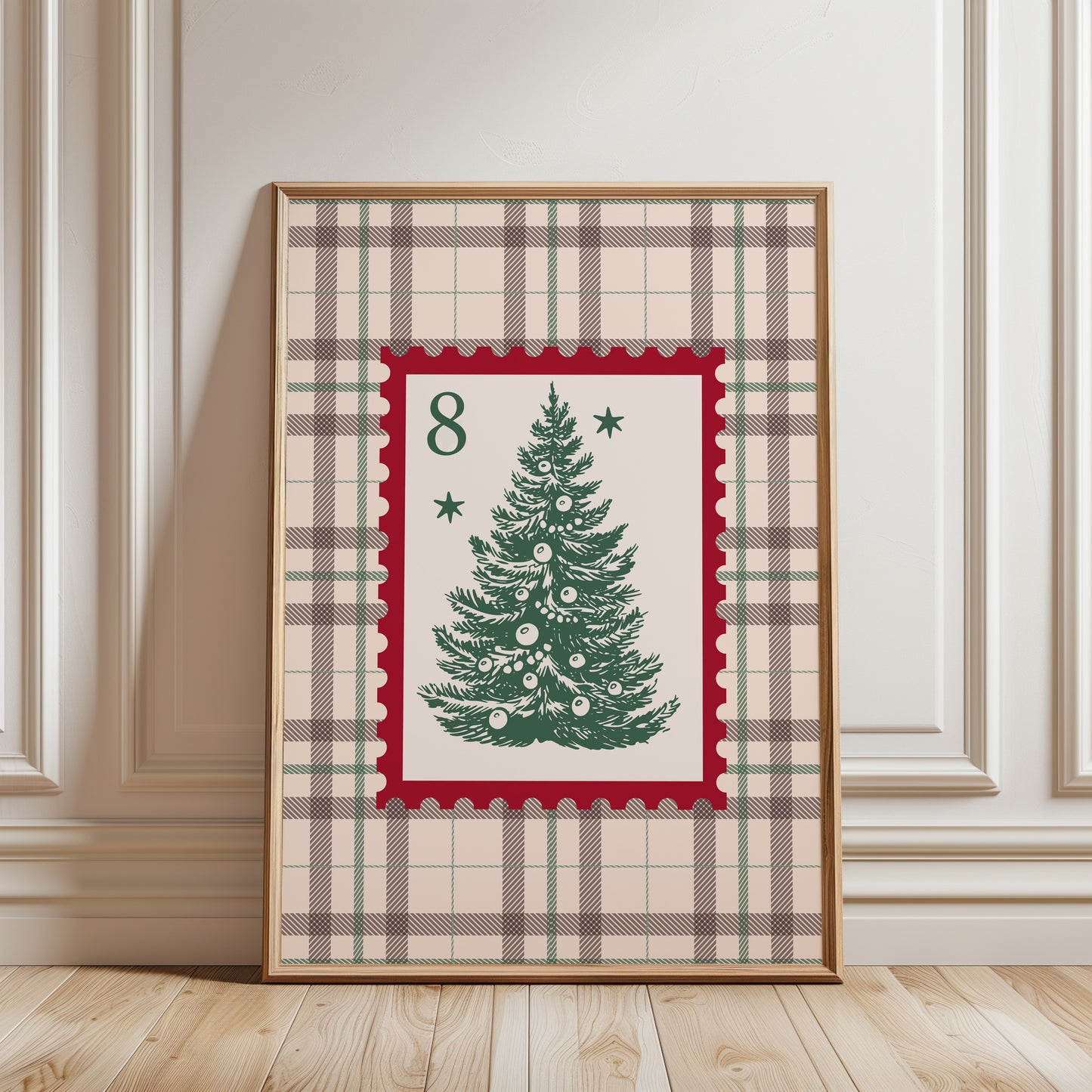 Christmas Tree Stamp Poster
