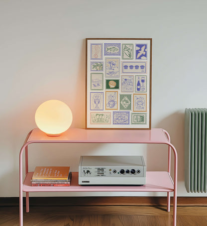 Coastal Stamps Poster