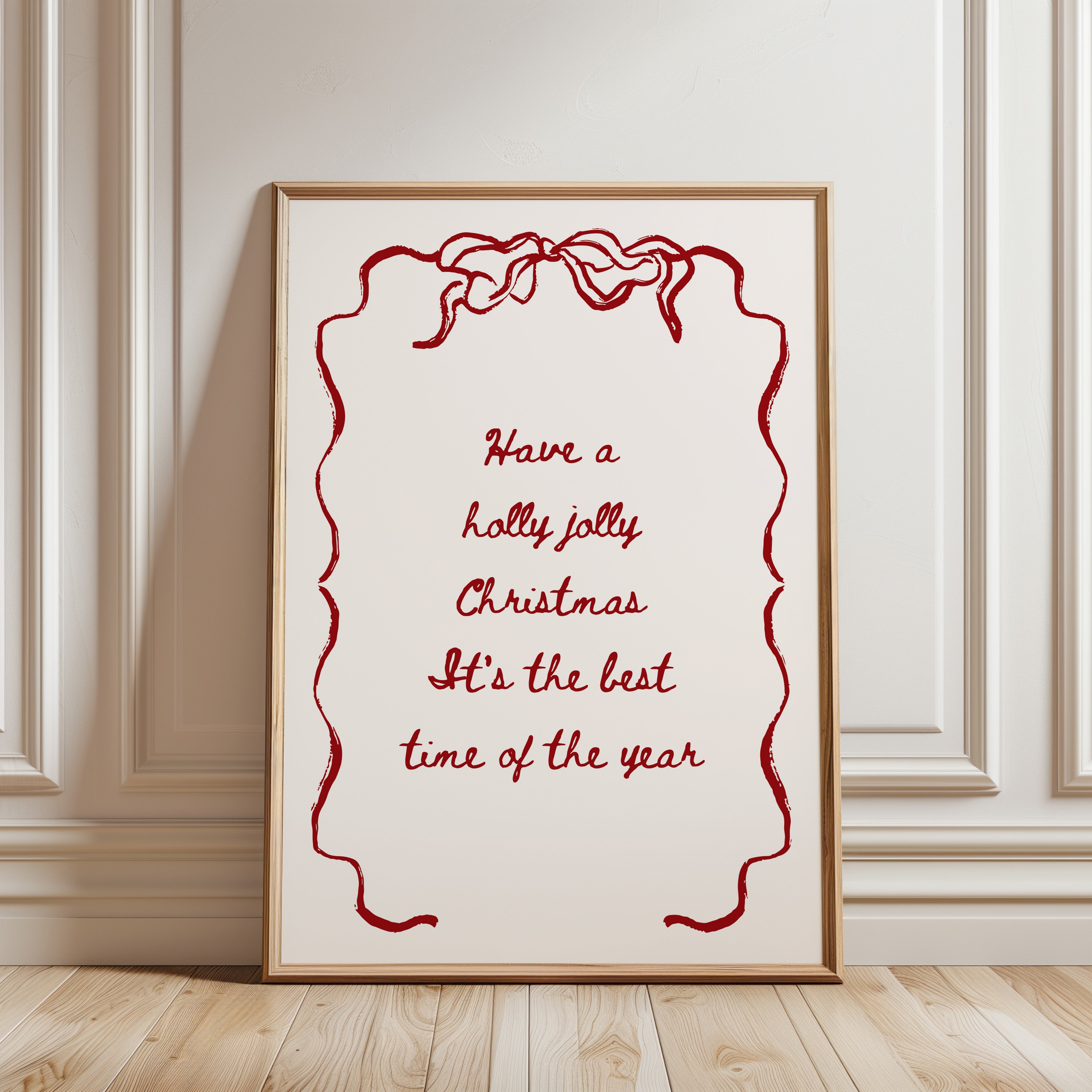 Holly Jolly Christmas Poster