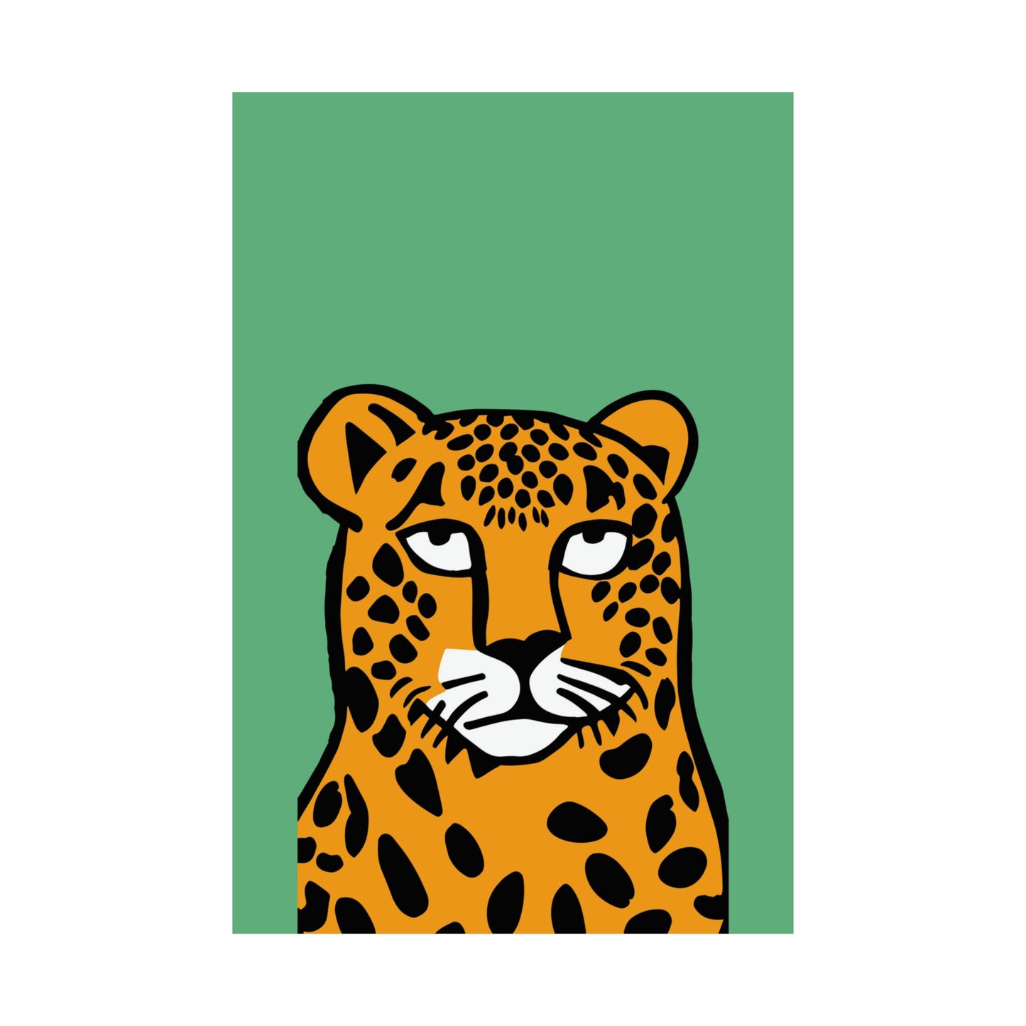 Eye-roll Tiger Poster