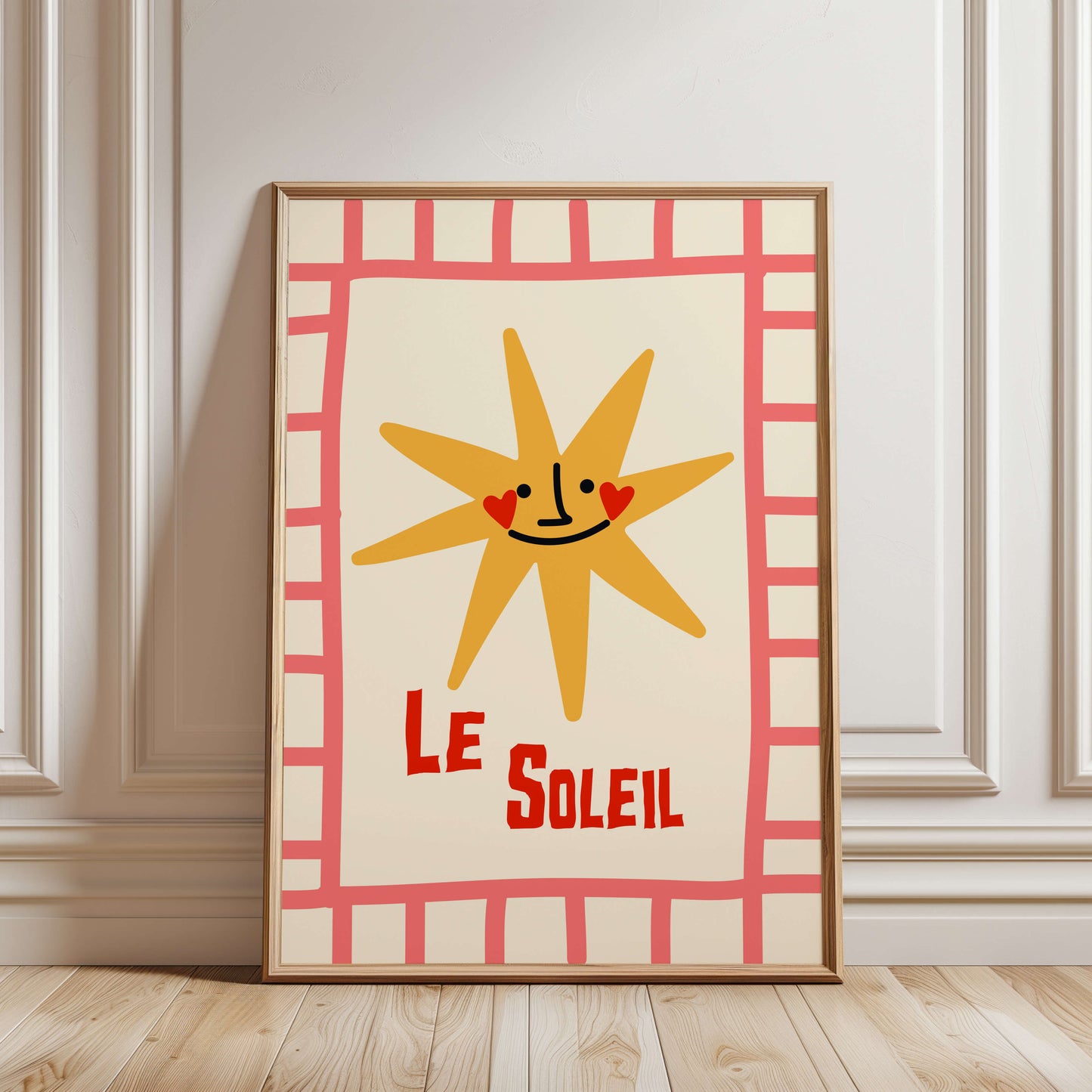 Set of 2 La Lune & Le Soleil Prints