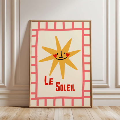 Set of 2 La Lune & Le Soleil Prints