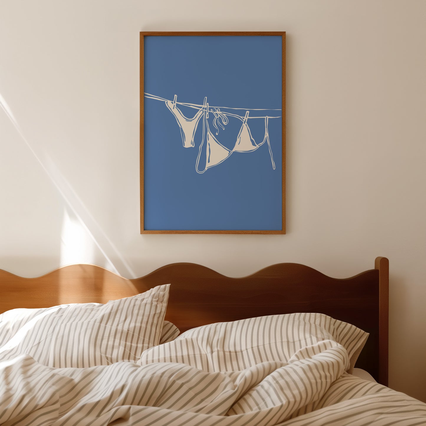 Bikini On Clothesline Poster