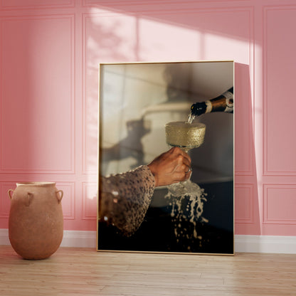 Champagne Photography Poster