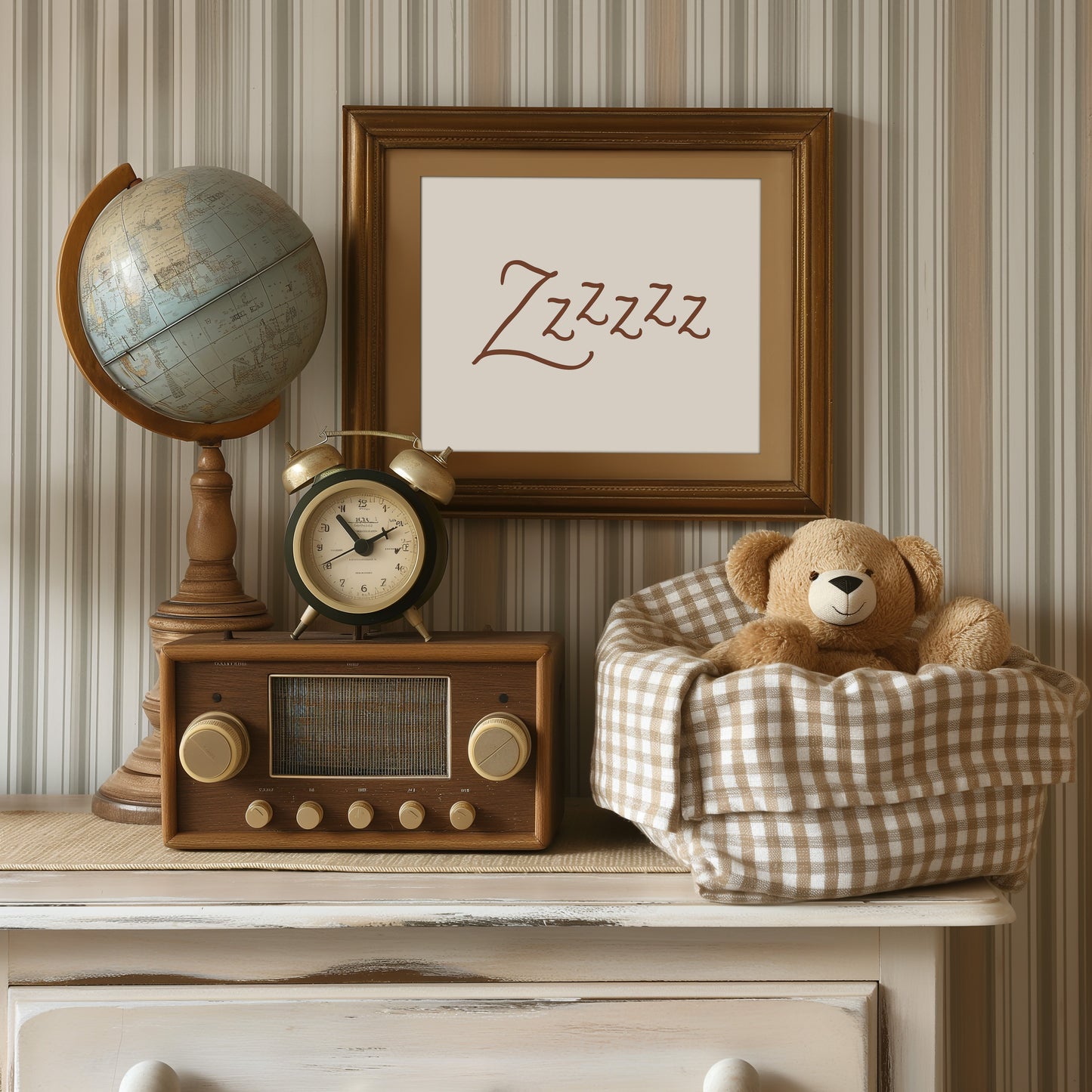 Zzzz Goodnight Horizontal Poster