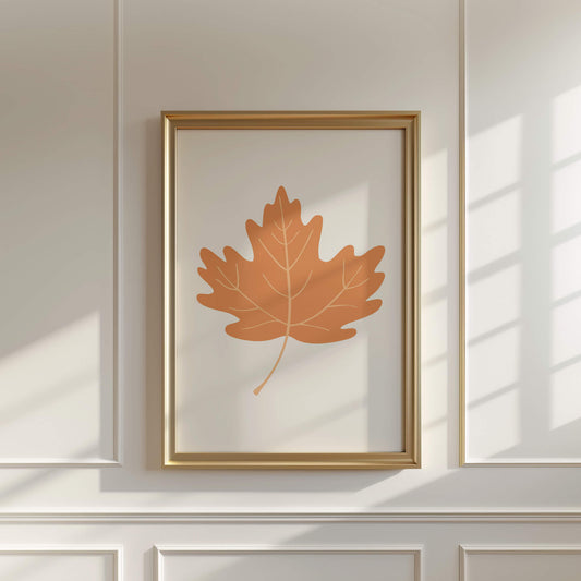 Autumn Maple Leaf Poster