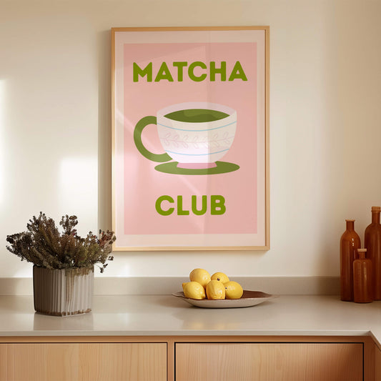 Matcha Club Poster