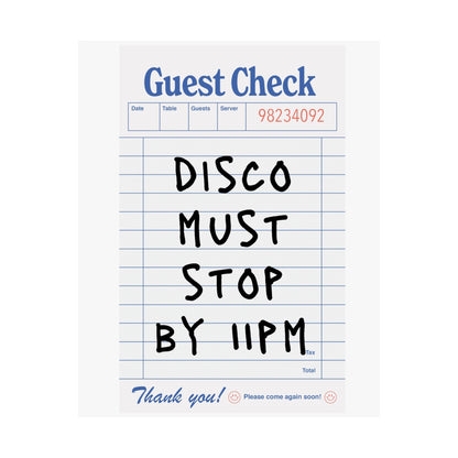 Disco Must Stop By 11pm Poster