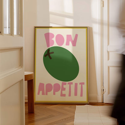 Bon Appetit Olive Poster