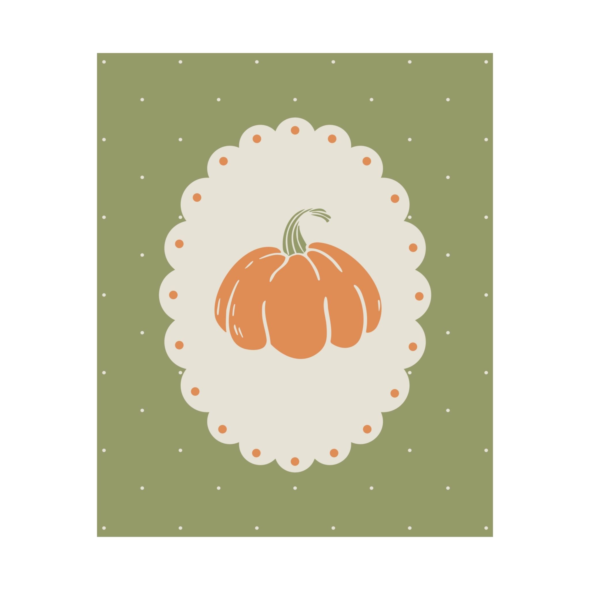 Cottagecore Pumpkin Poster