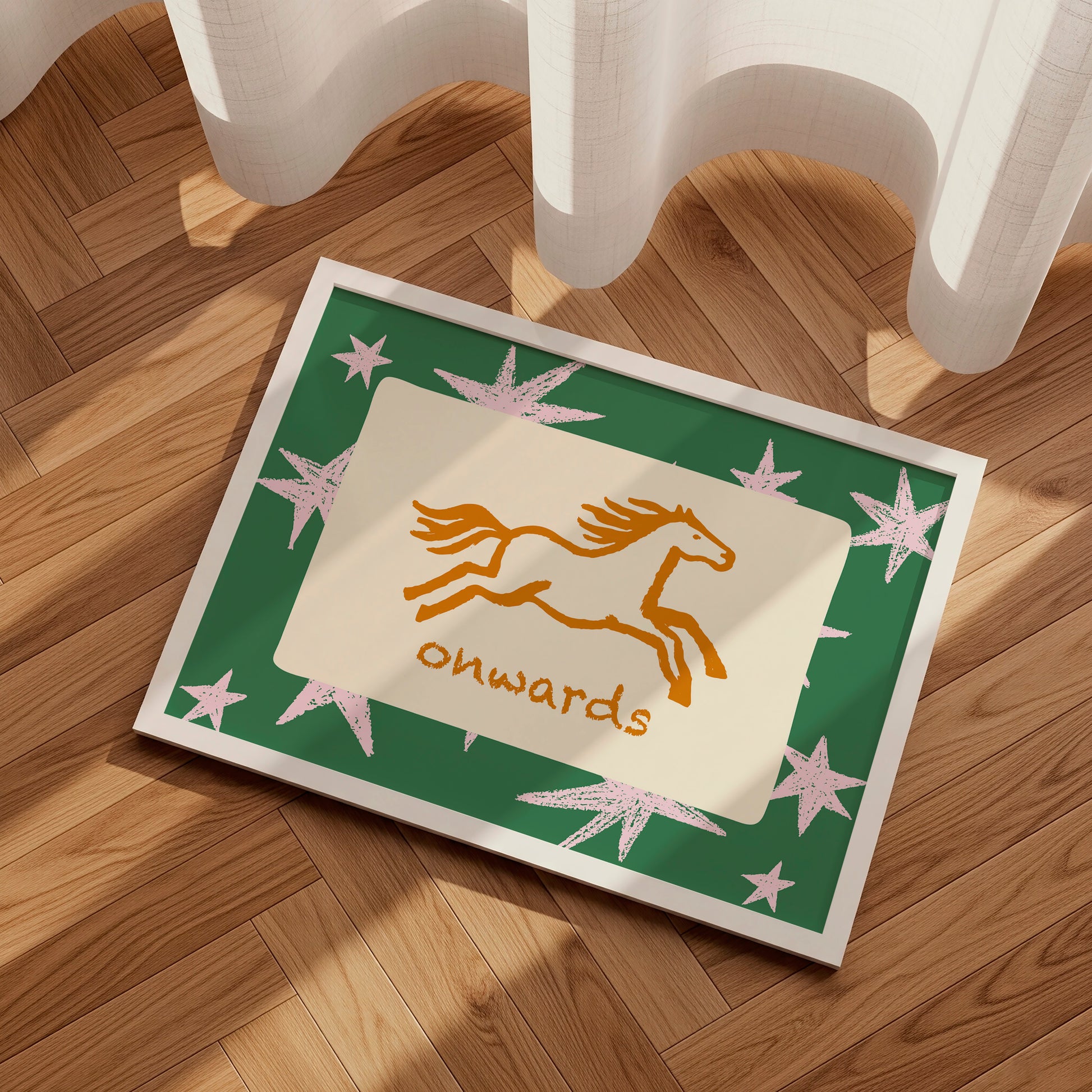 Onwards Whimsical Poster