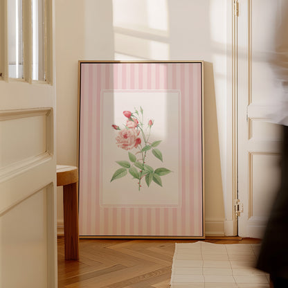 Blush Rose Vintage Poster