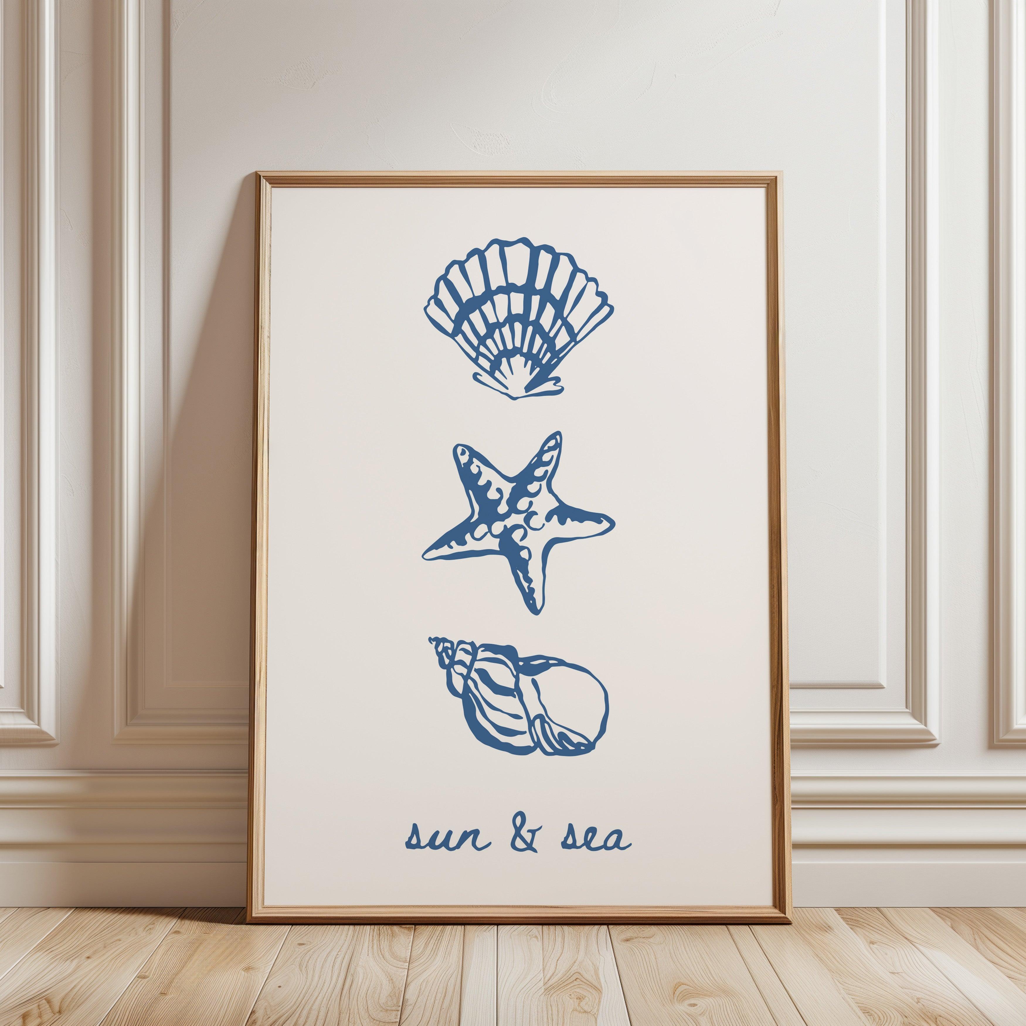 Sea and Sun Beach Poster