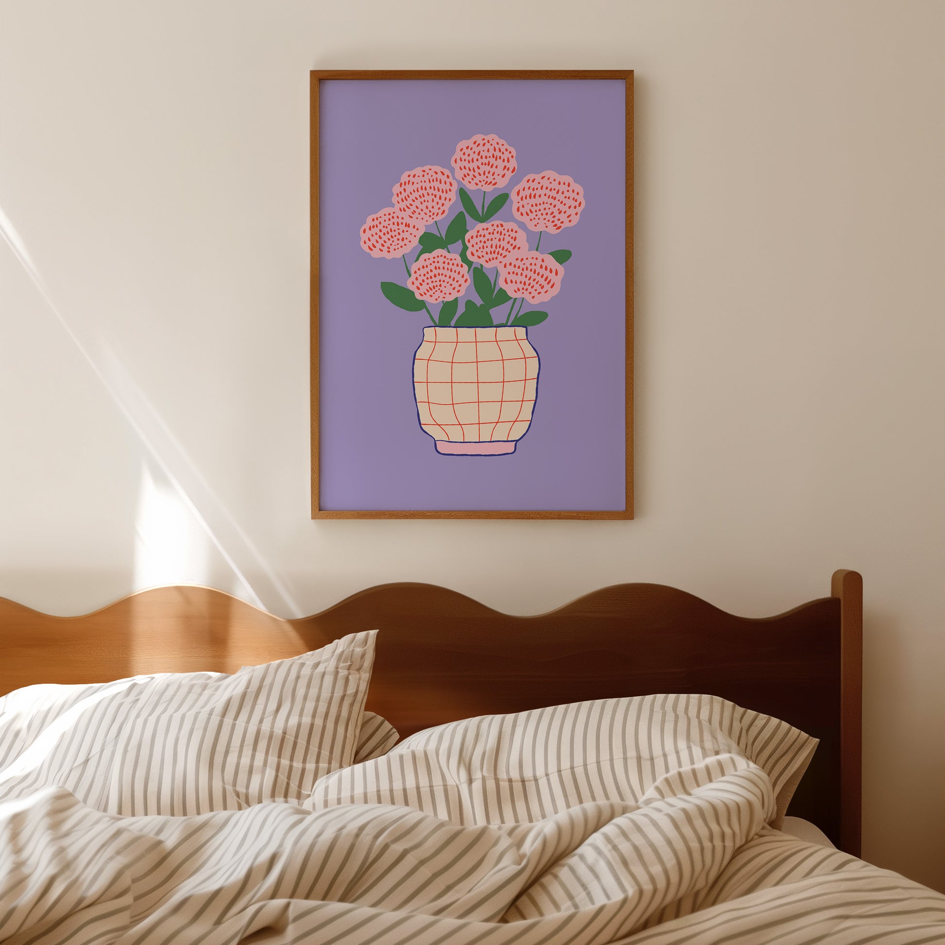 Hydrangeas Vase Poster