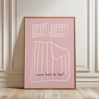 Come Back to Bed Poster